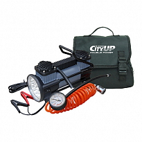 Компрессор CITY UP AC-619 Double Piston Station с фонарем 60 л/мин 1/4шт